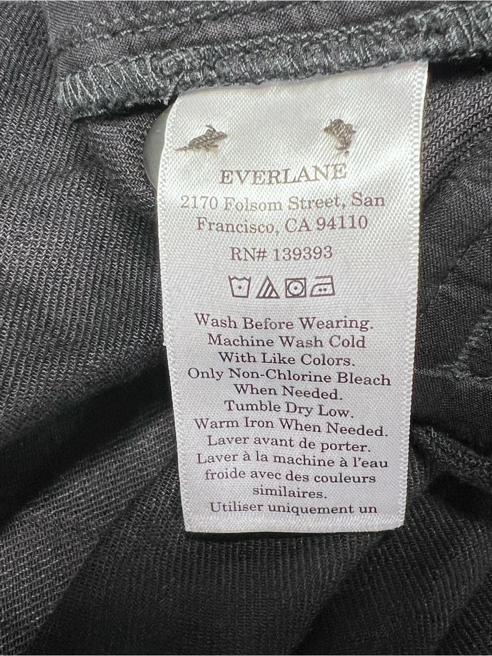 Everlane The Wide-Leg Pant Stretch Linen Black Size 8 NWOT European Flax